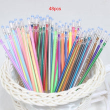 Load image into Gallery viewer, Lamtuea art water brush  Gel Pens Gel Refills Rollerball Pastel Neon Glitter Pen Drawing Colors paint brush